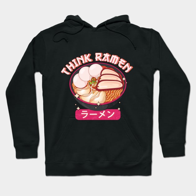 Think Ramen Hoodie by Aanmah Shop